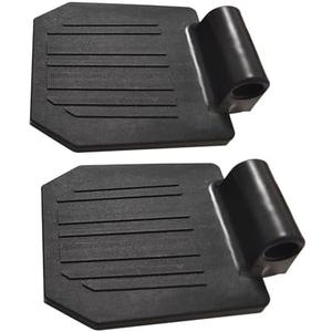 1 Pair of Universal Footplate for The Wheelchair, Transport Chair Footrest Elevating Leg Rests Replacement Parts for Standard Wheelchair Repair Parts