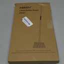 PBHEPJ Broom, Outdoor Broom for Floor Cleaning, 58" Long Stainless Steel Handle, Hard Bristle Angle Broom for Sweeping Indoor, Commercial, Industrial, Garage, Kitchen (Gray)