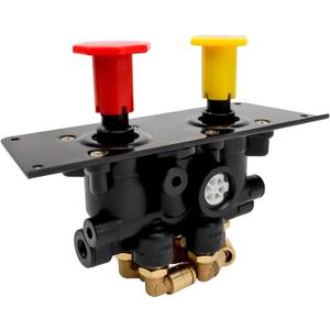 801631 MV-3 Dash Air Brake Control Valve, 3/8" PTC Ports - 5013293 MV3 Trailer Parking Brake Valve Compatible with Bendix BX801631, Freightliner BW5013293, Volvo BW801631