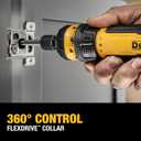DEWALT Cordless Screwdriver, 4V USB Rechargeable Electric Screwdriver with 12 pcs Screwdriver Bit Set, LED Light, FLEXDRIVE Control, Compact, Ergonomic (DWHT66719)