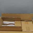 E-far Stoneware Dinnerware Sets for 4, 12 Pieces Reactive Glaze Plates and Bowls Sets, Elegant Dishes with Rustic Terracotta Base, Dishwasher & Microwave Safe, Scratch Resistant, Glacier White