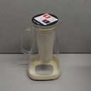 GLACIER FRESH 10 Cup Purela Glass Water Pitcher with 1 Ultrafiltration Membrane and Activated Carbon Filter, Reduces 99% Chlorine, PFOA&PFOS, Coliforms, White