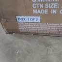 May in Color 6 Seater Patio Outdoor Furniture Set, Wicker Patio Conversation Sets with Coffee Table, All Weather Modular Outdoor Sectional Sofa for Porch Balcony Backyard Deck, Light Blue