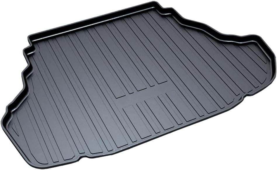 Camry Cargo Liners,Rear Cargo Trunk Tray Floor Mats Compatible with 2013 2014 2015 2016 2017 Toyota Camry (No Hybrid Models),All Weather Protector Custom 3D Waterproof Durable Odorless TPO Accessories, Black 