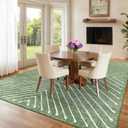 ROYHOME 8x10 Large Area Rug for Living Room Washable Non Slip Bedroom Rugs