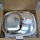 Cat Water Fountain Stainless Steel, 138fl.oz / 4.1L Wireless Cat Fountain, Pet Water Dispenser Cordless for Cats & Dogs Indoor