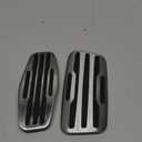 Car Brake and Gas Pedal Covers Compatible for Chevrolet Silverado 1500 2500 3500 2020-2025, Compatible for GMC Sierra Yukon Truck Accessories 2021-2025, Anti Slip Mat Accelerator Foot Pedal