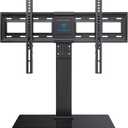 PERLESMITH Universal Swivel TV Stand Legs for 37-75 inch TVs, Height Adjustable Tabletop Mount Holds up to 99lbs, Television Table TV Stands for Livingroom & Bedroom, Universal VESA 600x400mm, PSTVS13