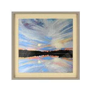 18X18 water and sky art