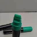 SRUOLOC 3 Jumbo Permanent Markers Green, 15mm Thick Wide Tip, Large Acrylic Paint Markers for Rock Painting, Poster, Graffiti, Stone, Ceramic, Glass, Wood, Canvas