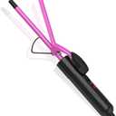 DAN Technology Small Ceramic Curling Wand with Adjustable Temperature for Tight Curls on Short & Long Hair (3/8 Inch, 10MM)