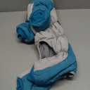 SUNFURA Full Body Dog Coat - Warm Fleece Jacket for Medium Dogs, Turtleneck Winter Coats with Harness, Reflective Dog Snowsuit Windproof Puffer Jackets with Legs for Boston Terrier, Turquoise M