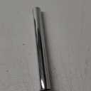 Flanged Sink Tailpiece 1-1/4" OD x 12", Brass Extension Tube for Trap, Inlet Waste Pipe Tubular Drain Connections, Chrome