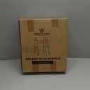 Medical king Walkers for Seniors Aluminum Lightweight Walker with Wheels, Adjustable Width and Height, Folding Walker for Elderly, Handicapped, Disabled 2 Wheels in Front