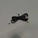 3.5mm Male AUX Audio Jack Cable to USB 2.0 Adapter Cord Wireless Bluetooth Headphones, Rechargeable Earmuff, Replacement Charging Cable, Black