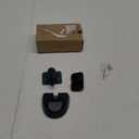 Magnetic Door Stoppers Without Drilling Silents Floor Mount Portable Door Holders for Bottom of Door Adhesive or Screws (Dark Green)