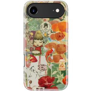 LUMARKE for iPhone Air Case,Cute Floral Cover,Wireless Charging