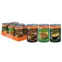 Amy's Soup, Organic Light in Sodium Variety Pack, Vegetable, Split Pea and Lentil Canned Soup, Made With Organic Vegetables, Pack of 6 (EXP 08/31/28)