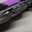 Kuxuan Boys Adjustable Inline Skates with Light up Wheels, Fun Illuminating Skates for Kids Girls Youth (X-Large(Adult 8-10 US), Purple)