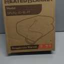 Heated Blanket Electric Blanket Full Size, Super Soft Cozy Upgraded Flannel Heating Blanket with 9 Heating Levels & 1-9 Hours Auto Off, Fast Heating & Overheat Protection, 72" x 84", Blush White