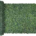 Bybeton Artificial Ivy Privacy Fence Screen,40"x120" (33.33 sqft) UV-Anti Faux Boxwood Roll Grass Wall Panels for Patio Balcony Privacy, Garden, Backyard Greenery Wall Backdrop and Fence Decor