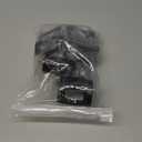 4Pcs Adjustable Rubber Microphone Holder Clips, Flexible Handheld Mic Stand Accessories, Shockproof Design with 29-32mm Inner Diameter Range, Black