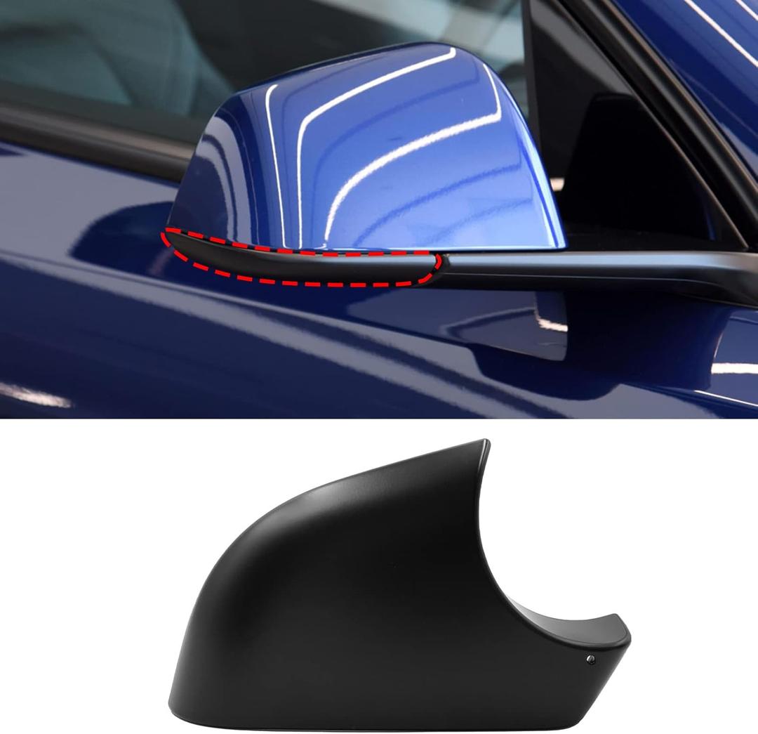 Jaronx Compatible with Tesla Model Y Mirror Bottom Cover 2018-2025, Right Passenger Side Rearview Mirror Lower Base Trim Base Cover Replacement for Tesla Model Y Accessories (Right)