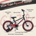 Glerc Kids Bike for Ages 1-8 Years Old, 12-16 Inch BMX Style Kids Bicycle with Training Wheels, Boys Bike for Children and Toddler, Multiple Colors