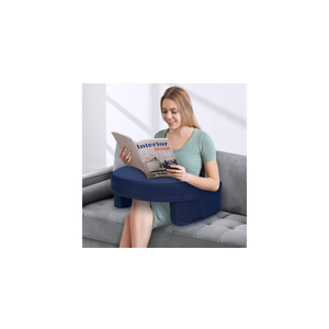 ITEFDTUTNE Reading Pillow for Gaming Extra Large, Adjustable Lap Desk Pillow with Pocket, Soft Memory Foam Arm Rest Pillow for Adult, Gaming Pillow for Lap, Sitting in Bed Floor Sofa
