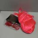 PLULON Hot Pink Bob Wig with Heart Sunglasses and Hair Cap, Colorful Short Bob Wigs Synthetic Party Wigs Funny Cosplay Hairpieces for Women Men Daily Bachelorette Halloween Costume Party Decorations