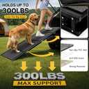 Dog Ramp for Large Pets, 71" L x 20" W, 300LBS Capacities Aluminum Pet Ramp