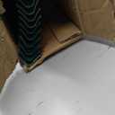 10 Pack Metal Fence Posts, 3ft Heavy Duty U-Post, Green Garden Stakes, No-Dig Post Anchors for Wire Fences, Temporary Fencing, Electric Fence, and Corner Support