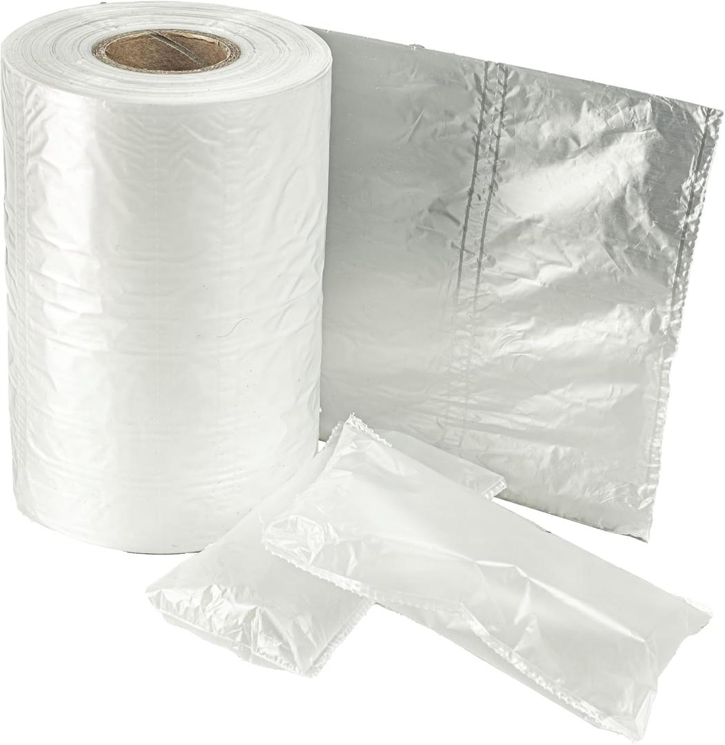 1 Roll 4"x8" 918ft Air Pillow Bag Film for Air Pillow Bag Machine Cushion Bubble Air Pillows, Air Bag Bubble cushioning wrap