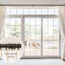 BlastHome Non-Adjustable Luxury Curtain Rods for Windows, 1 Rod Set, 9 foot Fixed Length (Two Rods Connect for a Seamless Look), Brushed Dark Brown