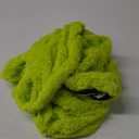 BCU Bean Bag Cover Comfy Beanbag Chair for Adults Without Filler Faux Fur Lazy Sofa Cover for Living Room Chairs, Apple Green, 3.5FT