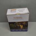 Homemory 10" x 4" Large Waterproof Outdoor Flameless Candles with Remote Control and Timer, Battery Operated Flickering LED Pillar Candles for Outdoor Larterns, Porch, Long Lasting, Set of 2 (Ivory White)