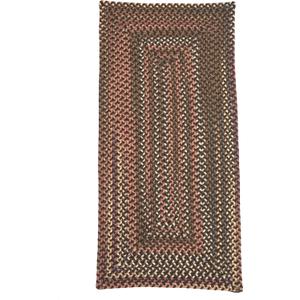 Colonial Mills Durban Braided Multi Runner - Earth Brown 30" x8'