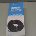 PT ENDORSED Donut Pillow for Tailbone Pain Relief - Hemorrhoid Pillow for Sitting, Orthopedic Donut Seat Cushion for Pressure Relief, Post Surgery, Postpartum Pregnancy, Lifting Cushions for Coccyx Original (Polyester)