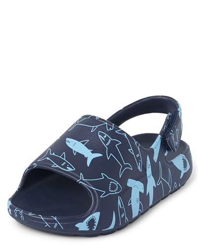 The Children's Place Baby Boys' Baby Boys and Toddler Everyday Slide Sandals With Backstrap 7
