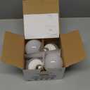 EDISHINE Vanity Light Bulbs, G25 LED Bathroom Light Bulbs, 25 Watt Equivalent Globe Light Bulb, CRI90+ 2700K Warm White 450LM, E26 Base, 4 Pack Non-dimmable, ETL Listed