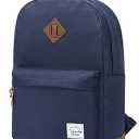 Vaschy School Backpacks for Adults Classic Lightweight Water Resistant Campus Rucksack Travel Backpack Blue Fits 14 Inch Laptop
