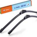 Windshield Wiper Blades 26 and 18 inch, WOWIPER Automotive Replacement Windshield Wiper Blades for My Car
(Set of 2)