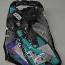 Snorkeling Gear for Adults Men Women,4 in 1 Snorkel Set with Panoramic View Diving Mask Anti-Fog Anti-Leak, Dry Top Snorkel, Fins and Travel Bag for Swimming, Snorkeling and Travel Diving (ML/XL, GREEN)