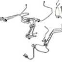 3943765 Fuel Injector Lines Replacement for 1998.52002 Dodge Ram 5.9 Cummins 24V Engines w/ VP44 Pump 3943767, 3943769, 3943771, 3943773, 3943775