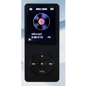 MP3 Player with Bluetooth, Black 