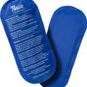 Thrive Reusable Ice Packs for Injuries - Long-Lasting Gel Ice Pack - Neck & Knee Gel Wraps - Cold Compresses for Injuries & Back Pain Relief - Regular 2-Count, Light Blue