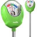 RAINPOINT Soil Moisture Meter for Plants - Accurate Plant Water Meter for Houseplants and Outdoor Plants, Gardening, Farming, No Batteries Needed(Green)