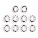 uxcell 6001 Plastic Bearings 12x28x8mm Glass Ball Nylon Cage 10pcs