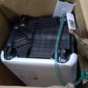 SereneLife Small Air Conditioner Portable 12,000 BTU with Built-in Dehumidifier - Portable AC unit for rooms up to 550 sq ft - Remote Control, Window Mount Exhaust Kit (White)