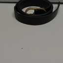 Women's Leather Belts with Gold Buckle Fashion Leather Waist Belt Elegant Ladies Belts for Jeans Dress & Casual Wear (Black)